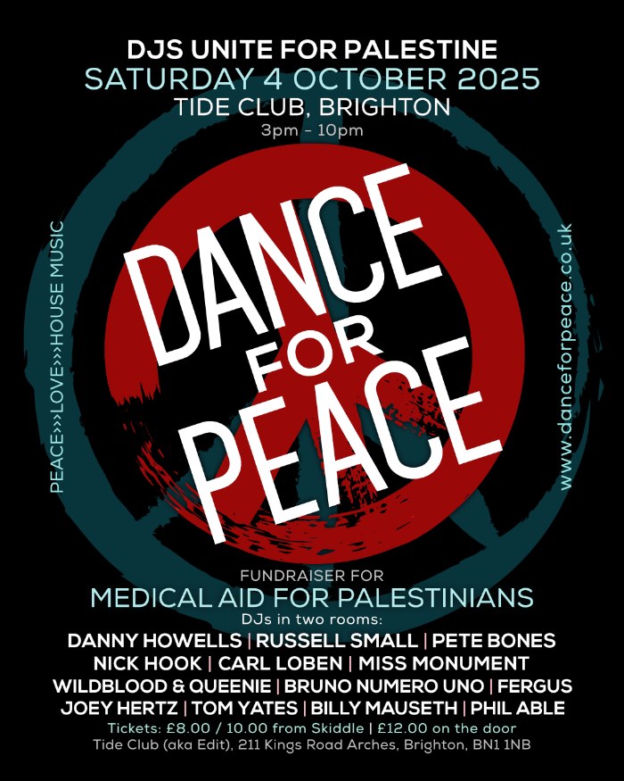 Dance For Peace - 4 October 2025 - event artwork